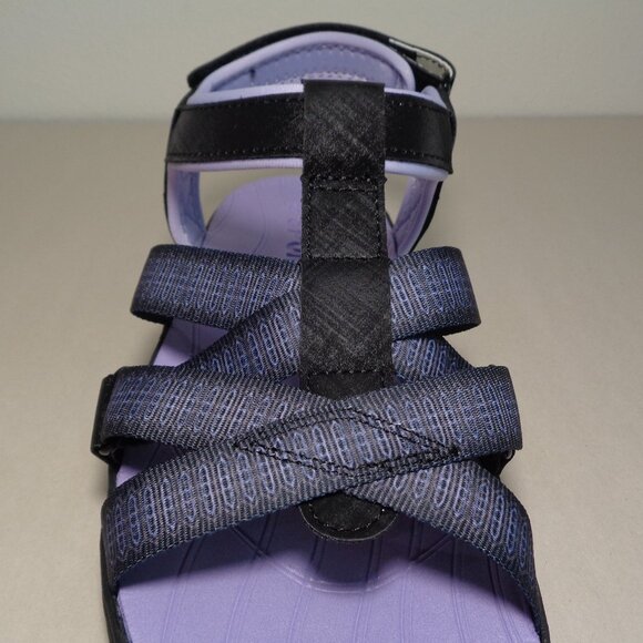 JSport by Jambu Size 6 M KAIA Black / Purple Geometric Sandals New Women's Shoes - Picture 7 of 16